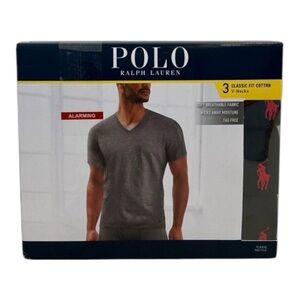 Polo Ralph Lauren Gray V-Neck T-Shirt